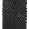 CosmoLiving by Cosmopolitan Black MDF Contemporary Candle Holder, 12" x 10" x 8"